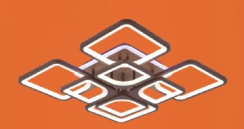 Светильник светодиодный (Люстра) iSvet Vega 220В 168Вт Кофе картинка 